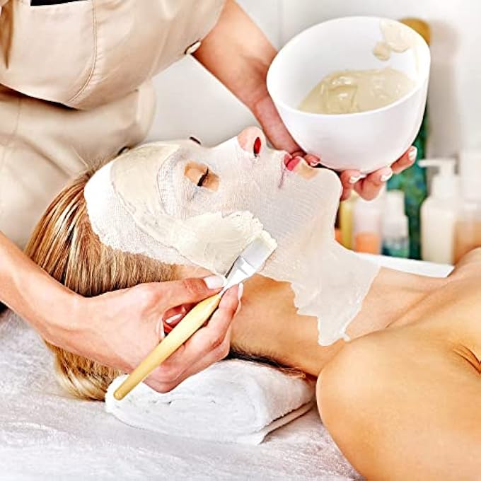 KASTWAVE FACIAL GAUZE, 200 PCS FACIAL PACKS FOR WOMEN PRE-CUT GAUZE MASK SKIN FIBER PAPER HIGH FREQUENCY GAUZE FACE MASKS NATURAL SPA FACIAL PAPER SHEET SKIN CARE MASK FOR BEAUTY SALONS HOME FACIAL SPA DIY - Image 2